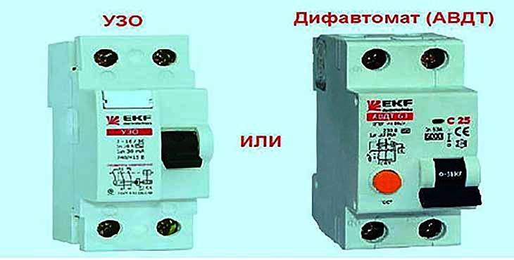 Отличие УЗО от Дифавтомата