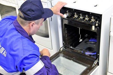 Тестирование газовой духовки