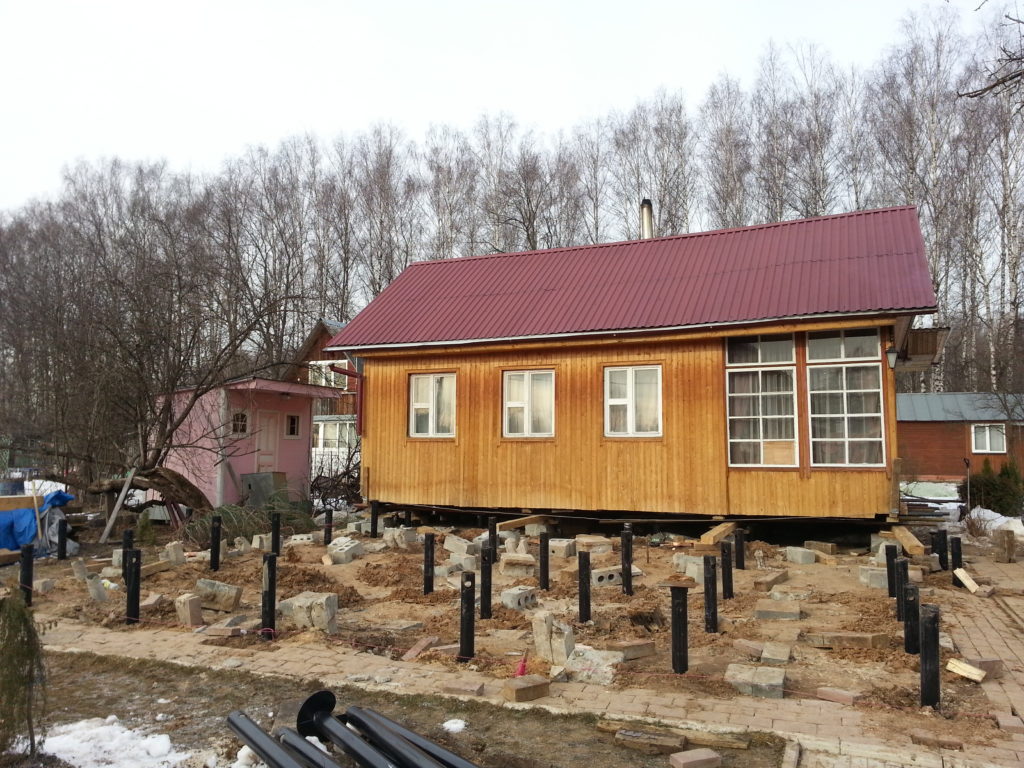 передвинуть дом на другое место цена