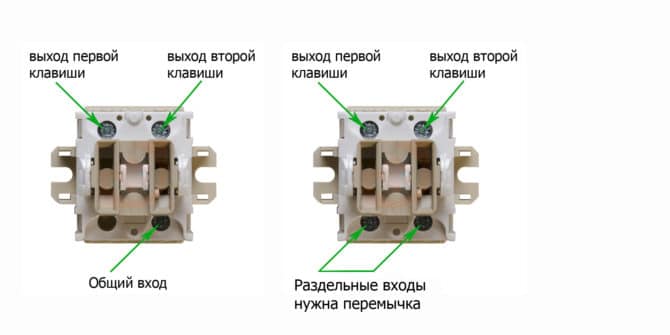 Двойные выключатели